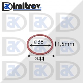Дифтунга Ø 38 х Ø 44 х 1,5 mm медна